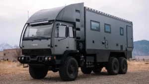 Le camping-car 6x6 ultime : un monstre sur roues de la taille d'un terrain de camping. – Hunter rmv sherpa xle
